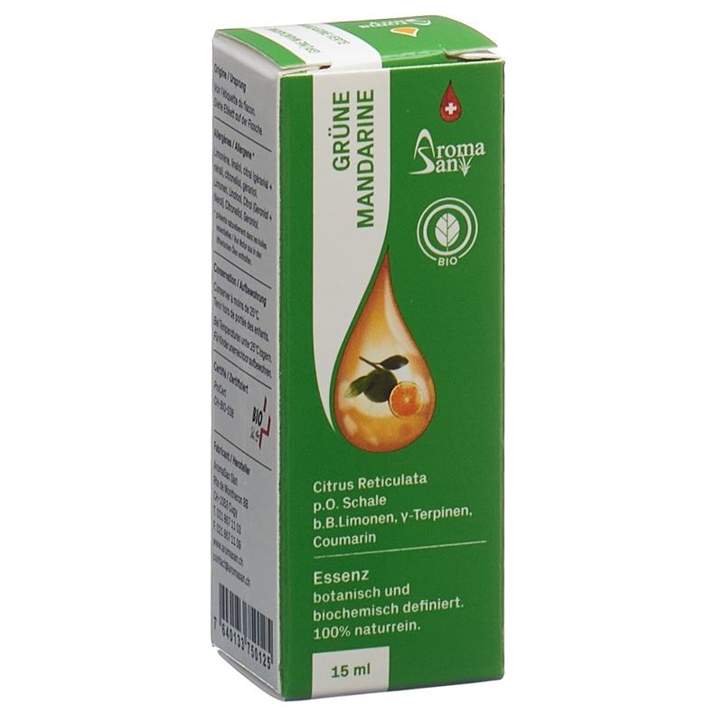 AROMASAN Mandarine Äth/Öl in Schachtel Bio 15 ml