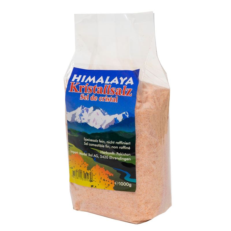MADAL BAL Himalaya Kristallsalz fein gemahl 1 kg