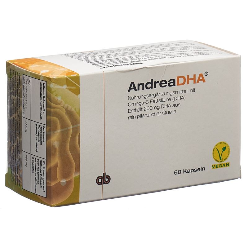 ANDREADHA Omega-3 Kaps rein pflanzlich 60 Stk
