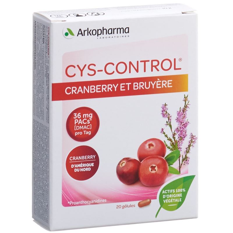 CYS-CONTROL Kaps Cranberry und Heidekraut 20 Stk