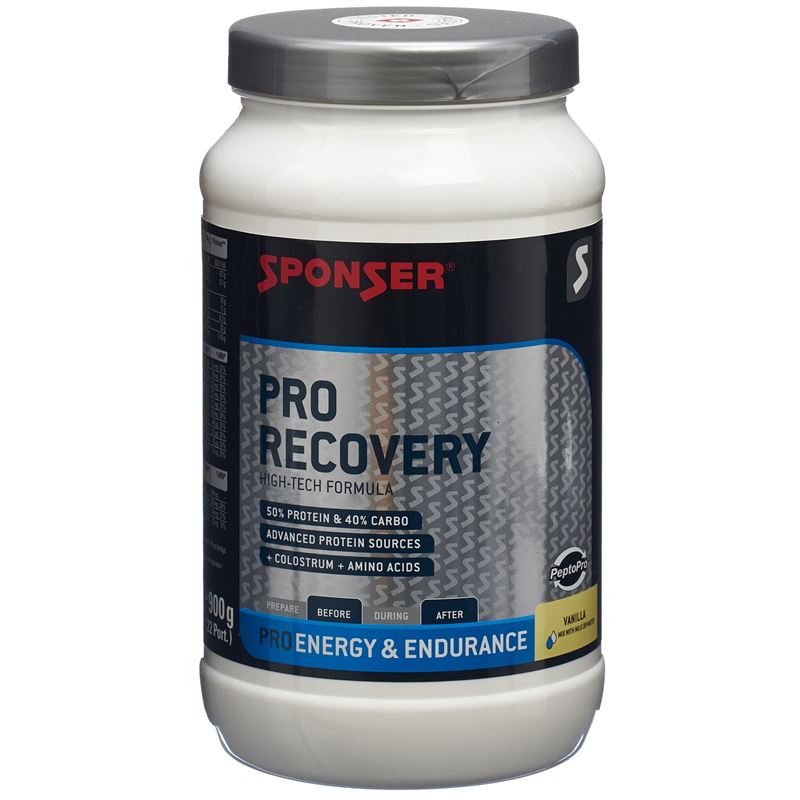 SPONSER Pro Recovery Drink Vanille Ds 900 g