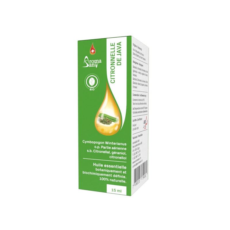 AROMASAN Citronellgr Java Äth/Öl Schacht Bio 15 ml