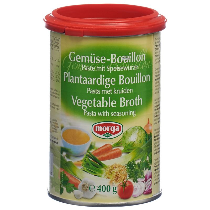 MORGA Gemüse Bouillon Paste mit Speisewürze 400 g