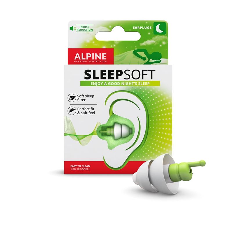 ALPINE SleepSoft+Gehörschutzstöps Euroloch 1 Paar