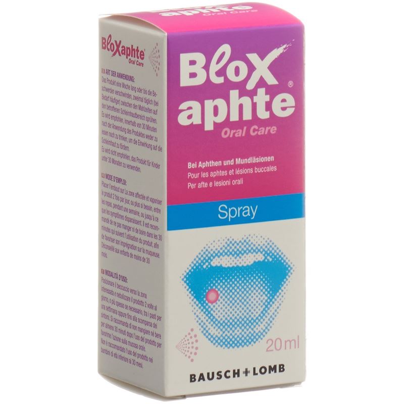 BLOXAPHTE Oral Care Spray Fl 20 ml