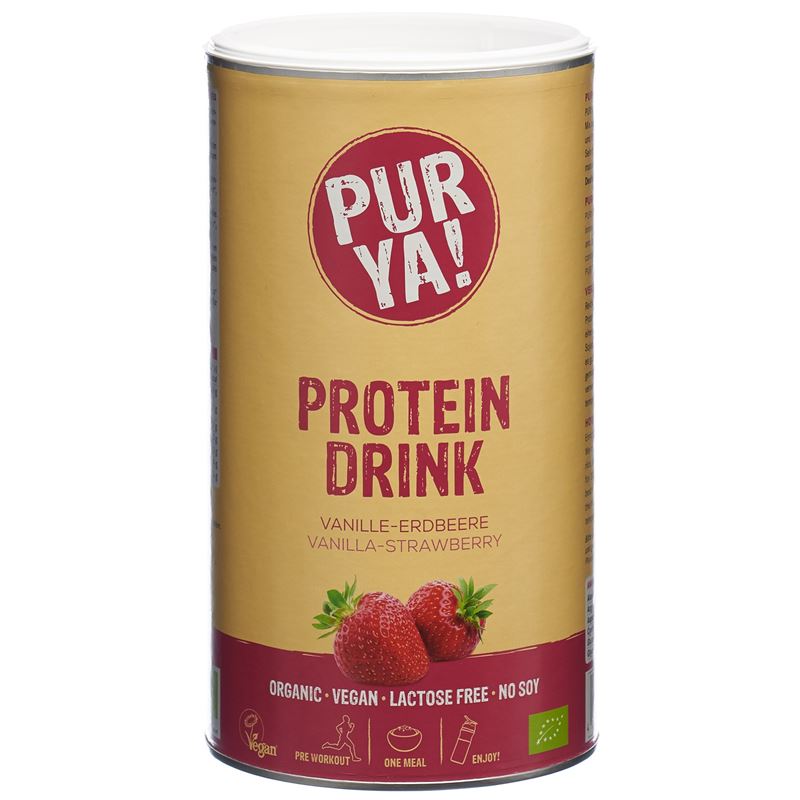 PURYA! Vegan Proteindrink Vani Erdb Bio 550 g