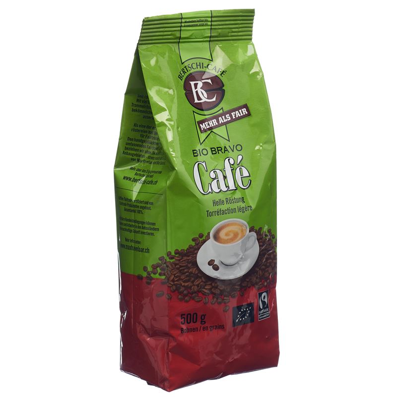 BC CAFE BIO BRAVO Kaffeebohnen ganz 500 g