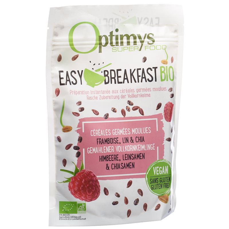 OPTIMYS Easy Breakfast Himbe Leinsa Chia Bio 350 g