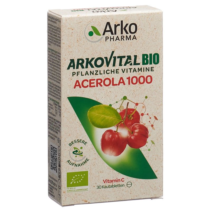 ARKOVITAL Acero Arko Tabl 1000 mg Bio 30 Stk