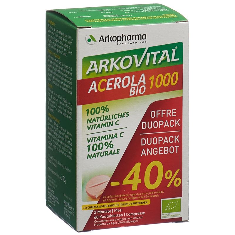 ARKOVITAL Acero Arko Tabl 1000 mg Bio D 2 x 30 Stk